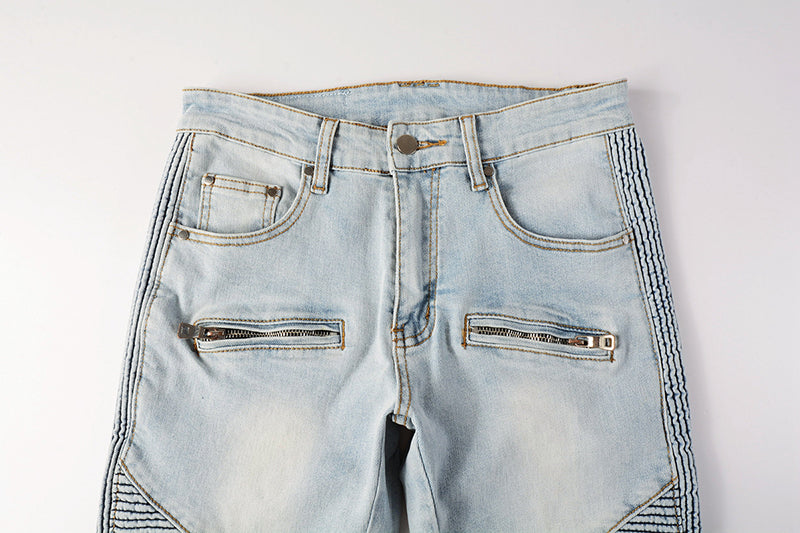 VELCEN Purple Brand Jeans #1098