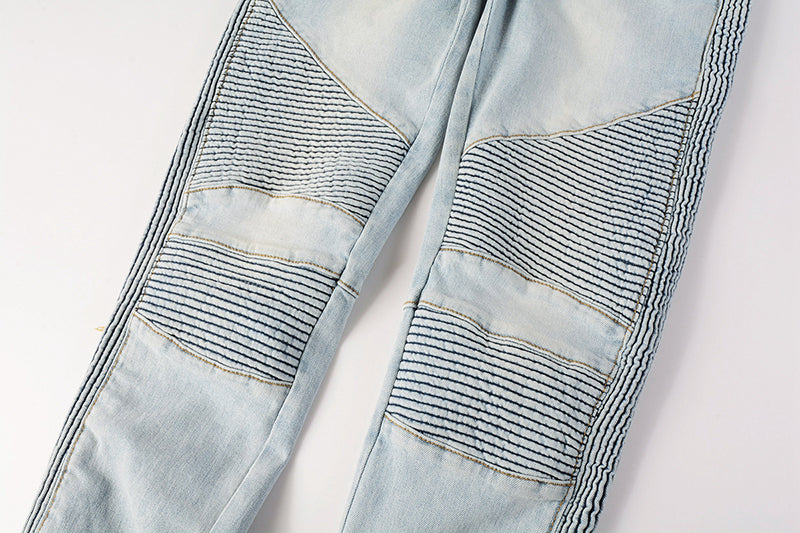 VELCEN Purple Brand Jeans #1098