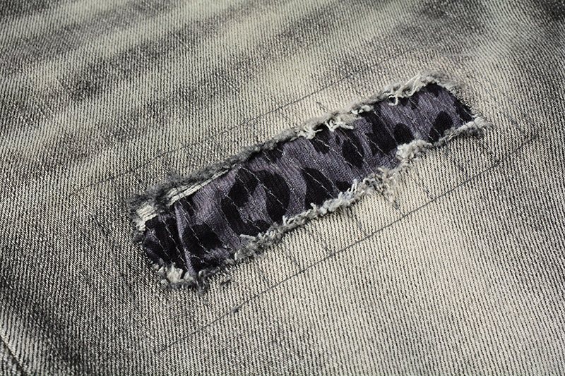 VELCEN Purple Brand Denim Shorts #5068