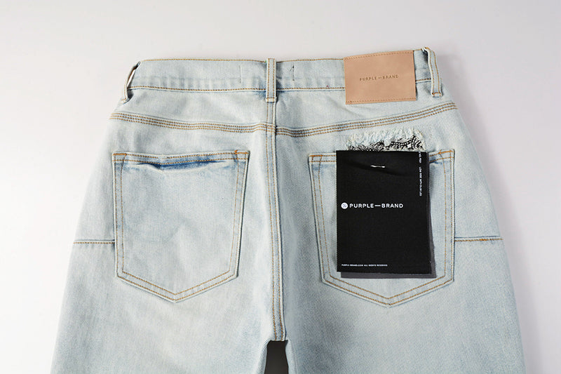 VELCEN Purple Brand Denim Shorts #5067
