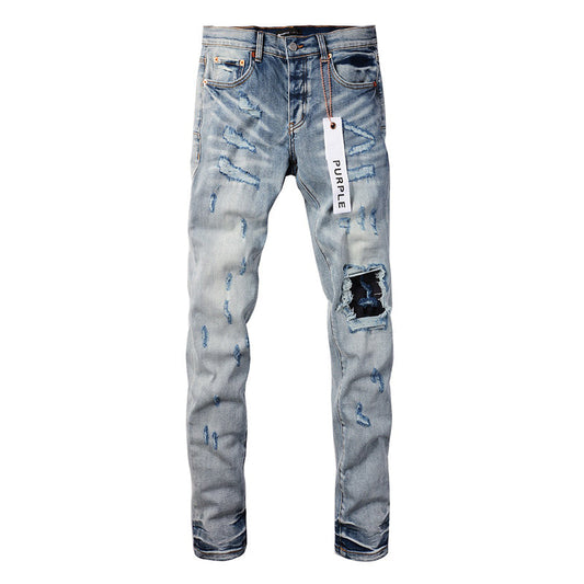 VELCEN Purple Brand Jeans #9038