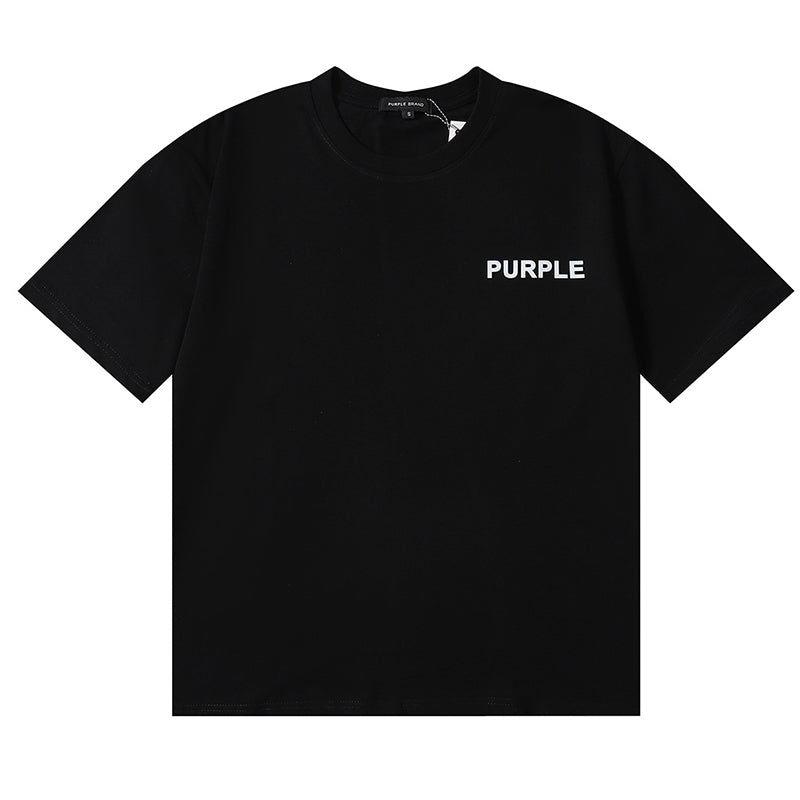 VELCEN Purple Brand Fashion T-Shirt