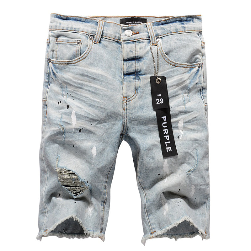 VELCEN Purple Brand Denim Shorts #5066