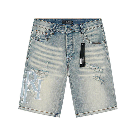 VELCEN Amiri Denim Shorts #MR-AM609