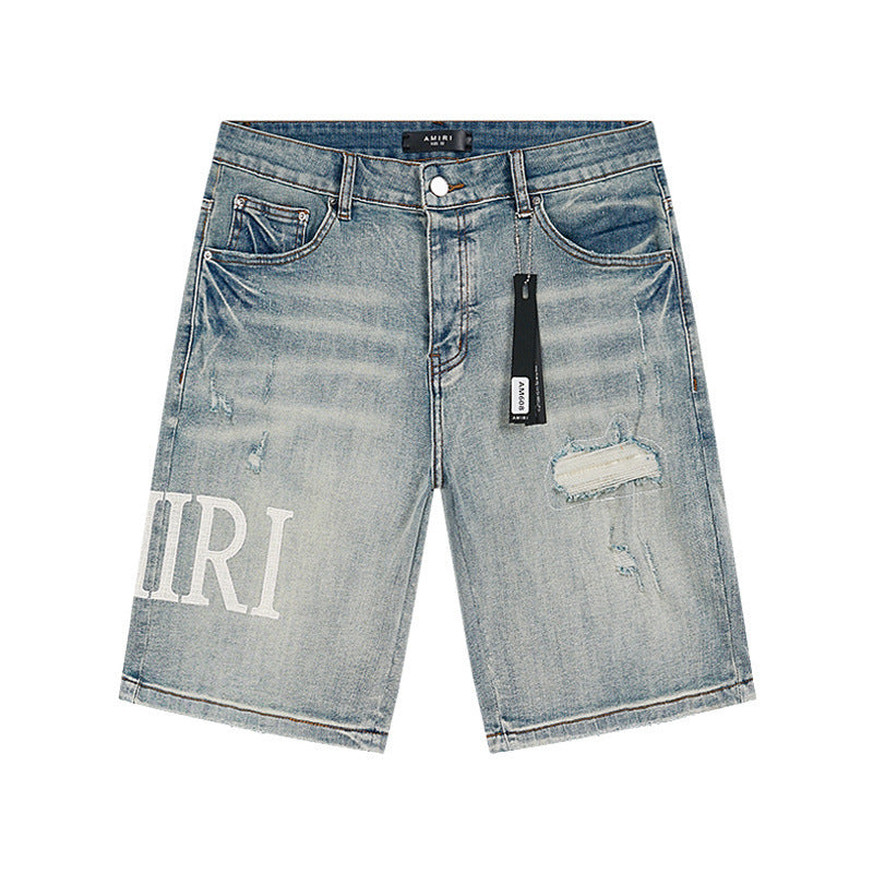 VELCEN Amiri Denim Shorts #MR-AM608