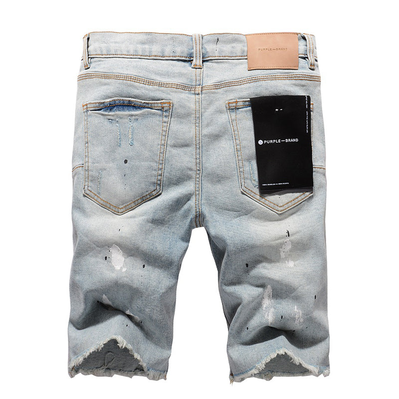 VELCEN Purple Brand Denim Shorts #5066