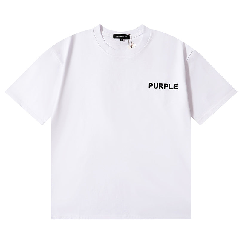 VELCEN Purple Brand Fashion T-Shirt