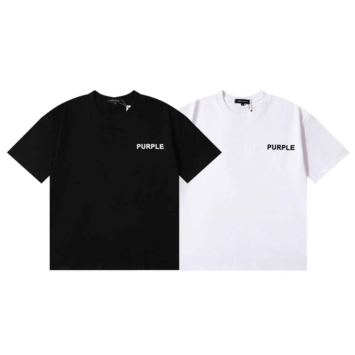 VELCEN Purple Brand Fashion T-Shirt