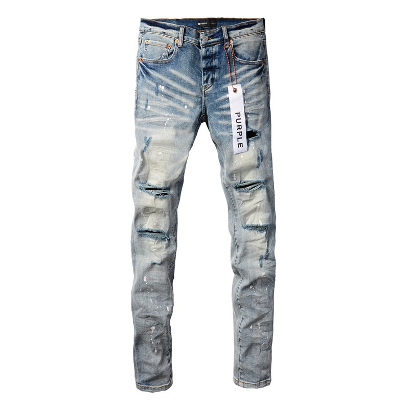 VELCEN Purple Brand Jeans #9003