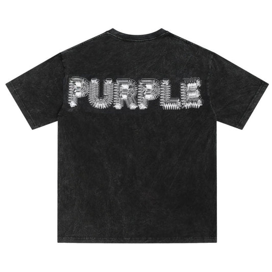 VELCEN Purple Brand Fashion T-Shirt
