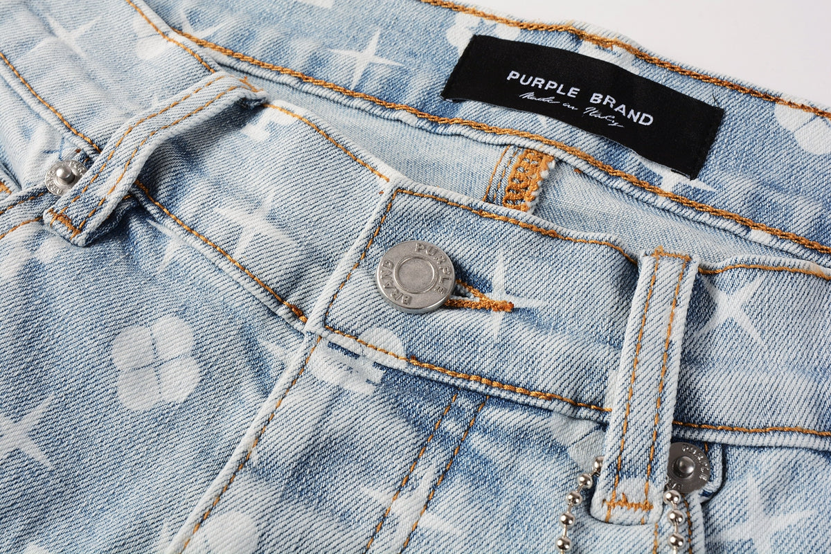 VELCEN Purple Brand Jeans #9089