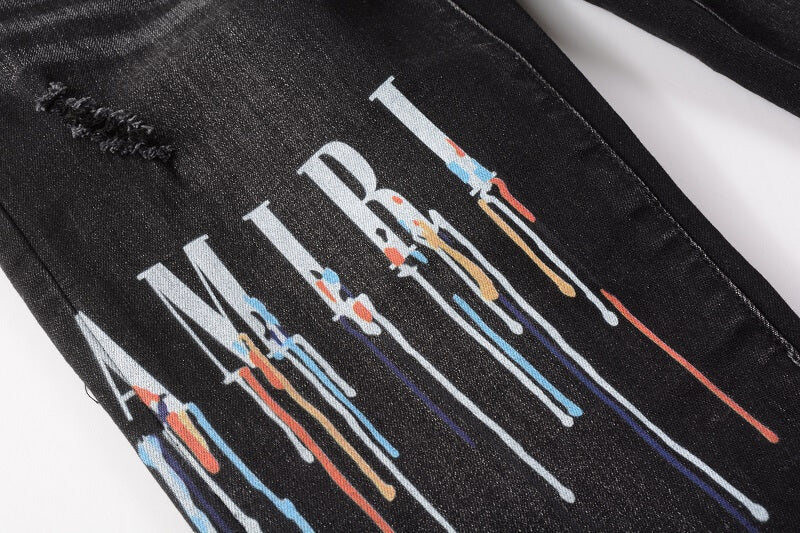VELCEN Amiri Fashion Jeans  #830
