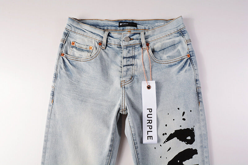 VELCEN Purple Brand Jeans #9048
