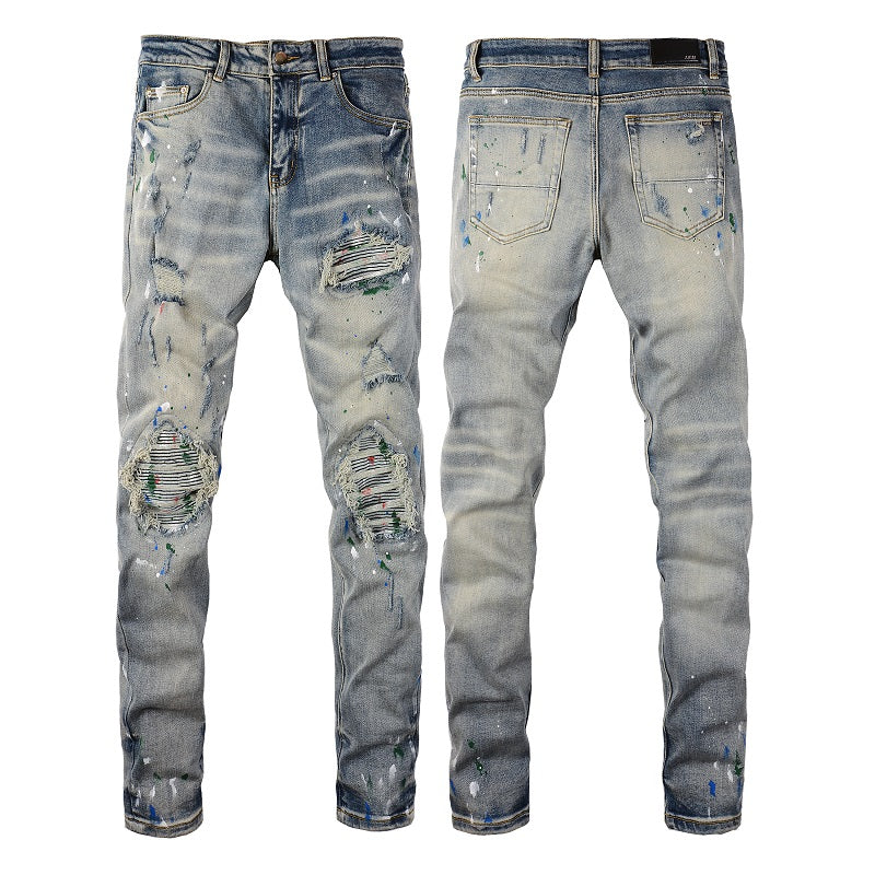 VELCEN Amiri Fashion Jeans  #883