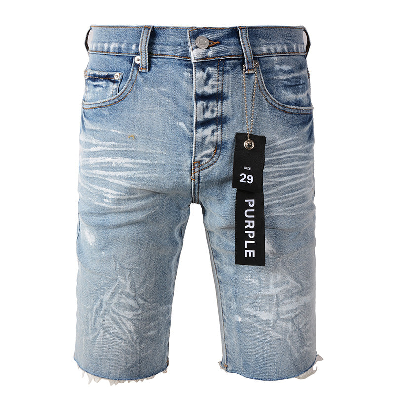VELCEN Purple Brand Denim Shorts #5091