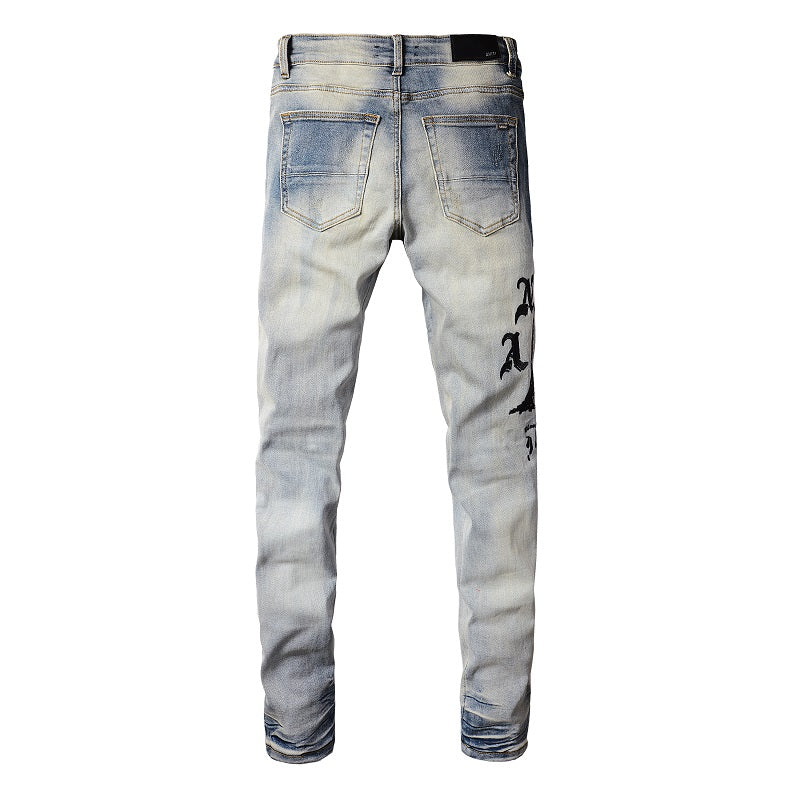 VELCEN Amiri Fashion Jeans  #882