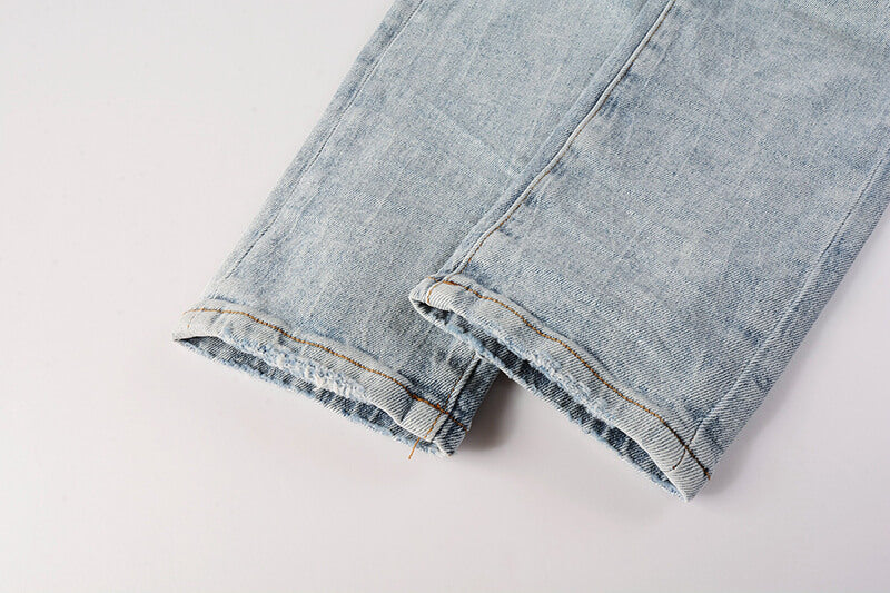 VELCEN Purple Brand Jeans #9010