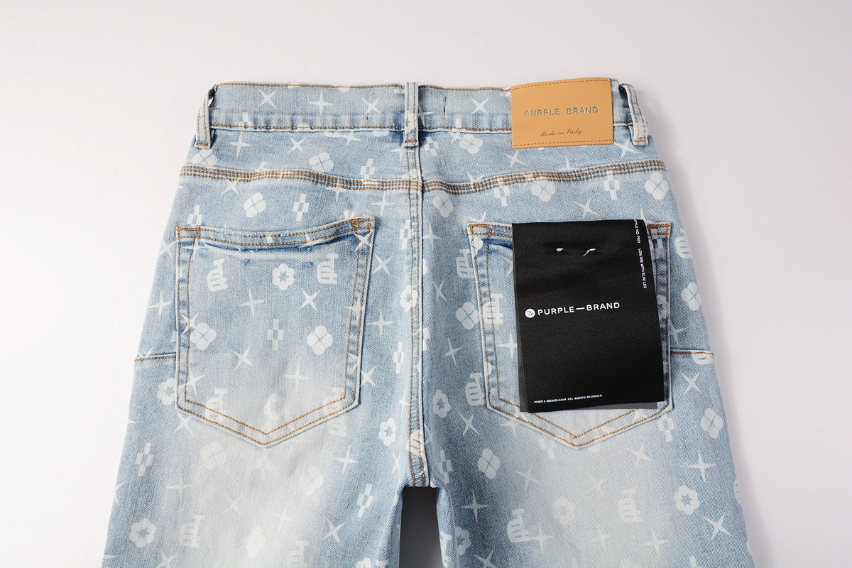 VELCEN Purple Brand Jeans #9089