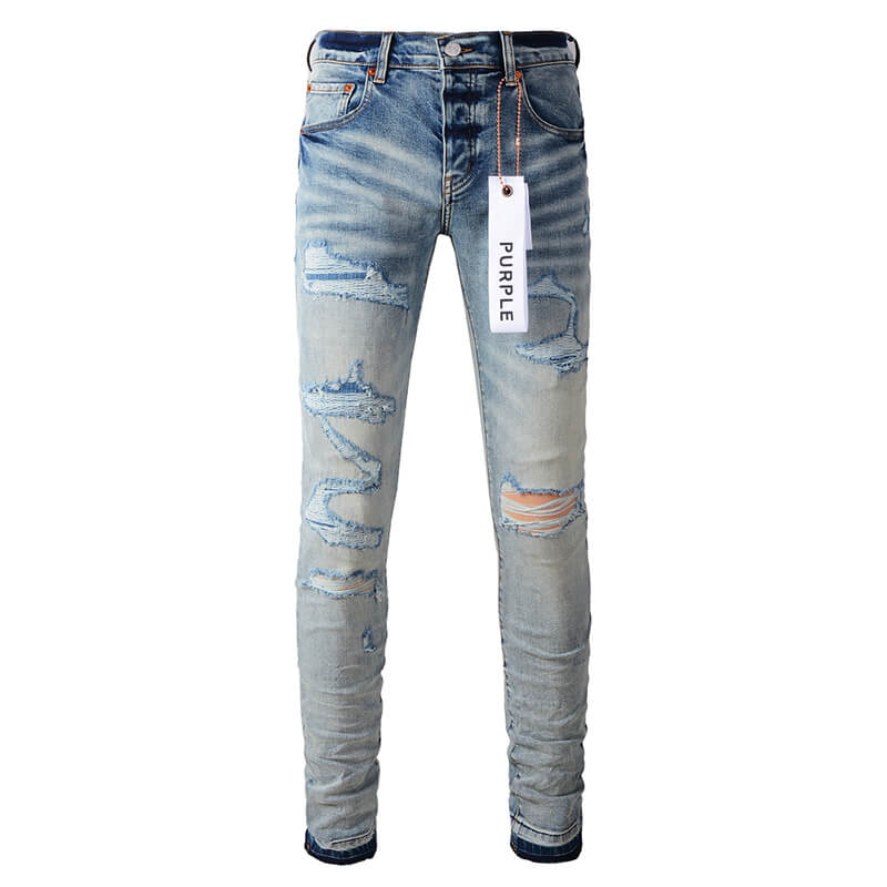 VELCEN Purple Brand Jeans #9013