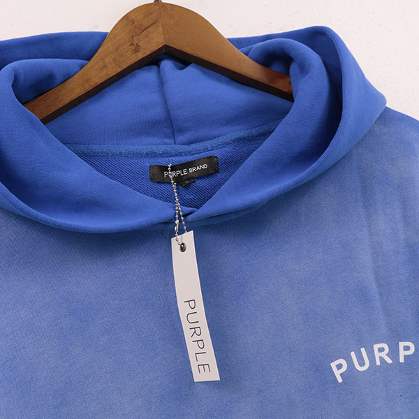 VELCEN Purple Brand Logo Printed Hoodies