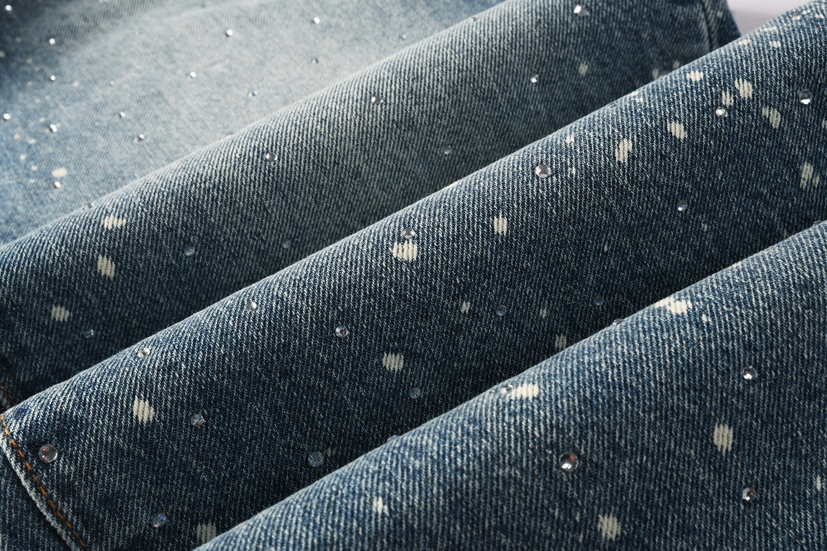VELCEN Purple Brand Jeans #9126