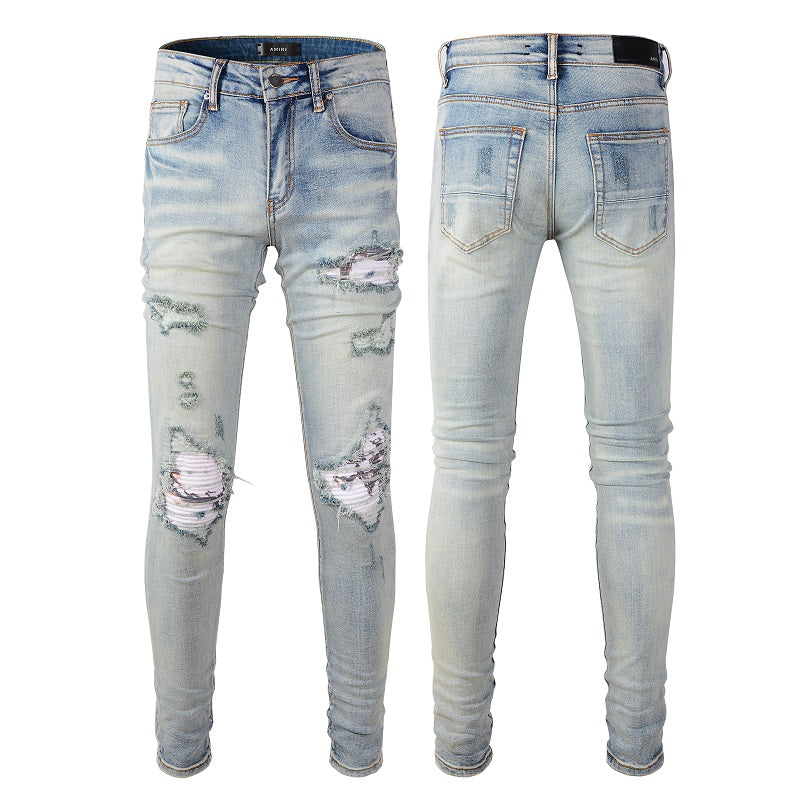 VELCEN Amiri Fashion Jeans  #839