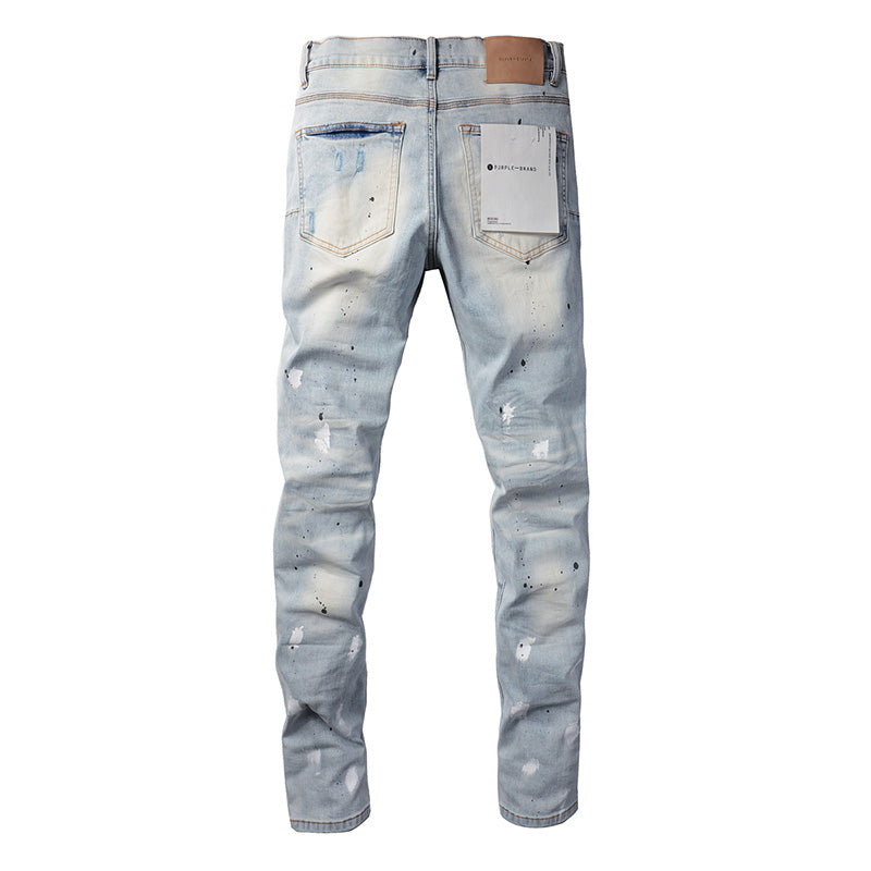 VELCEN Purple Brand Jeans #9006