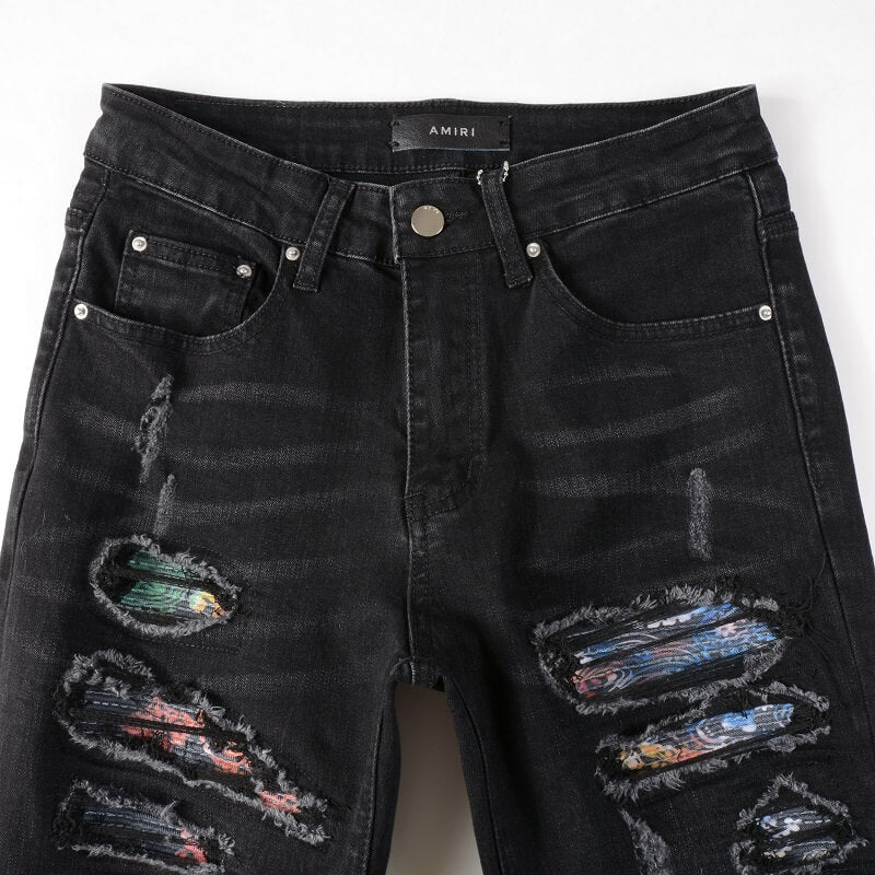 VELCEN Amiri Fashion Jeans  #875