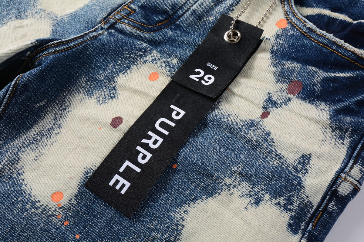VELCEN Purple Brand Denim Shorts #5059