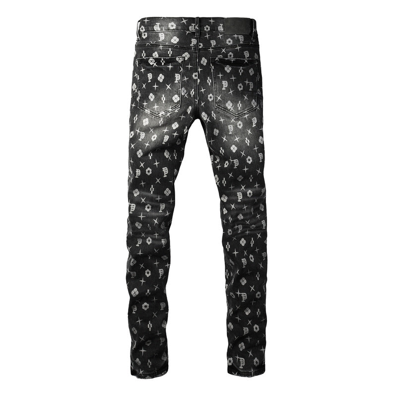 VELCEN Purple Brand Jeans #9112