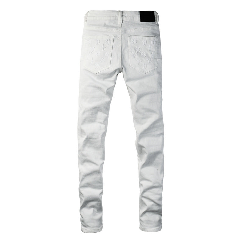 VELCEN Purple Brand Jeans #9113