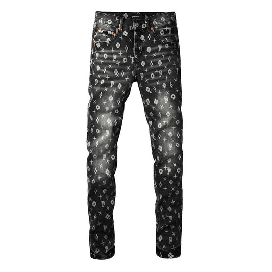 VELCEN Purple Brand Jeans #9112
