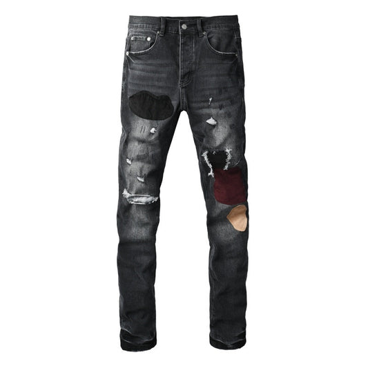 VELCEN Purple Brand Jeans #PU9135