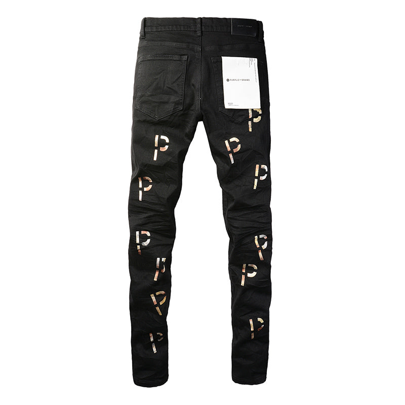 VELCEN Purple Brand Jeans #9008