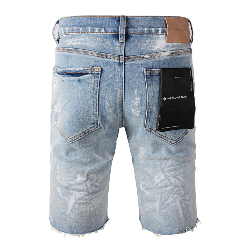 VELCEN Purple Brand Denim Shorts #5091