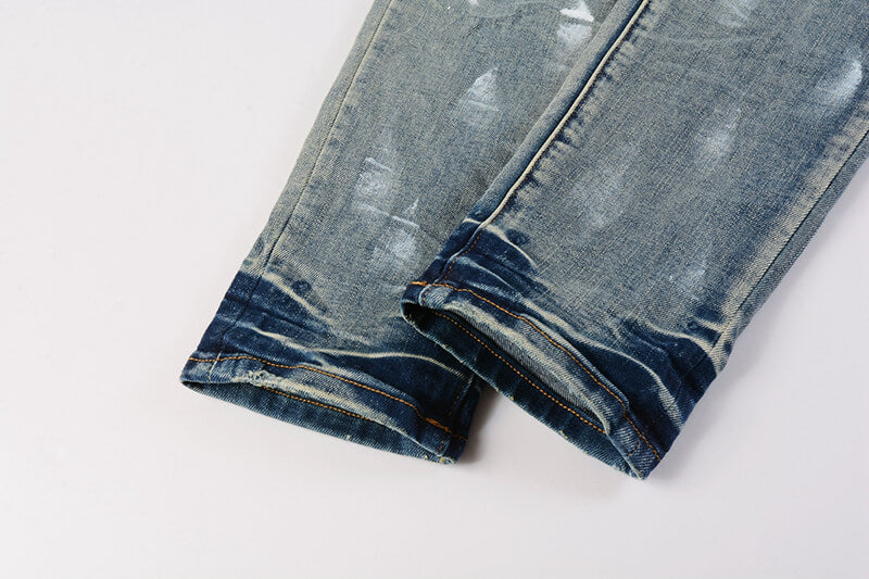 VELCEN Purple Brand Jeans #9043