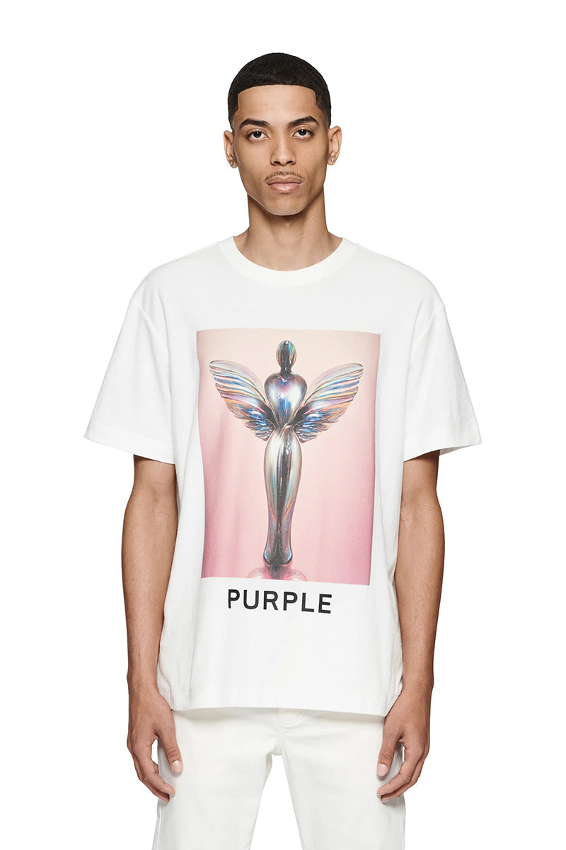 VELCEN Purple Brand Fashion T-Shirt