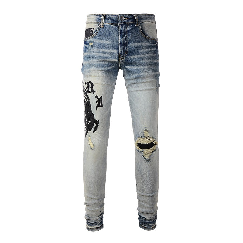 VELCEN Amiri Fashion Jeans  #882