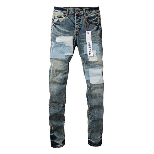 VELCEN Purple Brand Jeans #9015