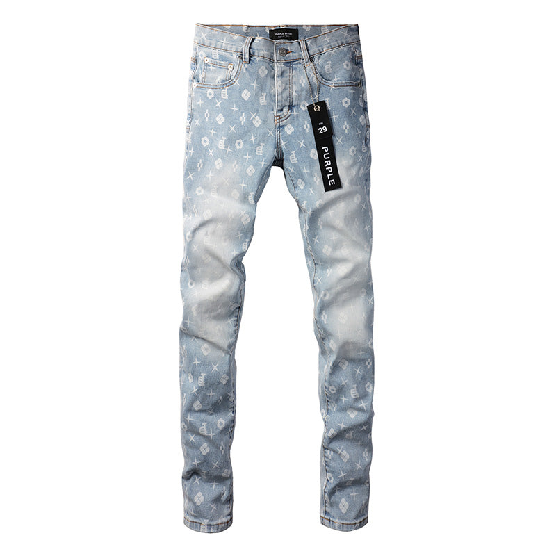 VELCEN Purple Brand Jeans #9089
