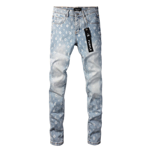 VELCEN Purple Brand Jeans #9089