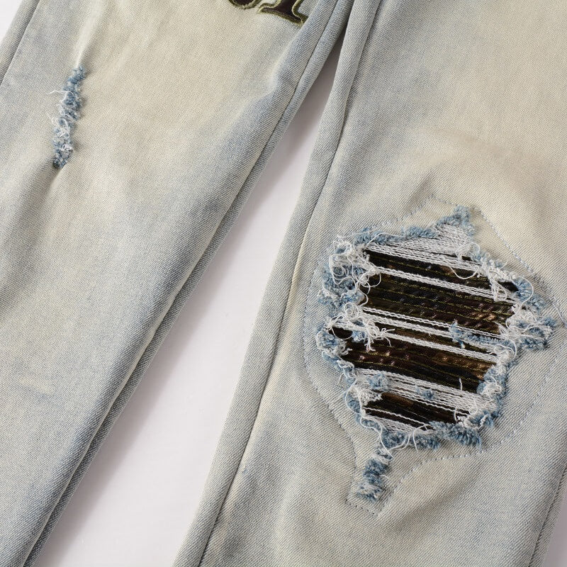 VELCEN Amiri Fashion Jeans  #878