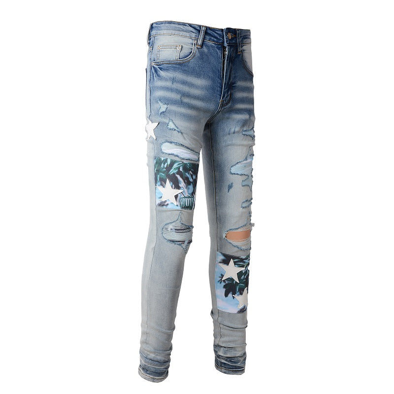 VELCEN Amiri Fashion Jeans #898