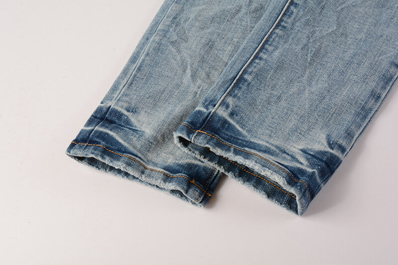 VELCEN Purple Brand Jeans #9016