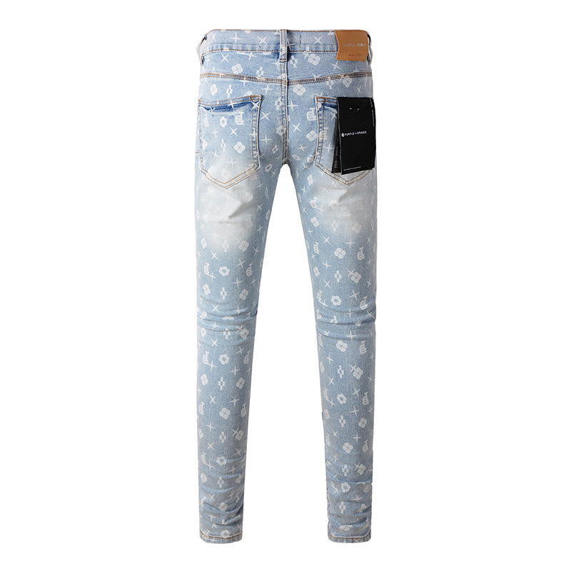VELCEN Purple Brand Jeans #9089
