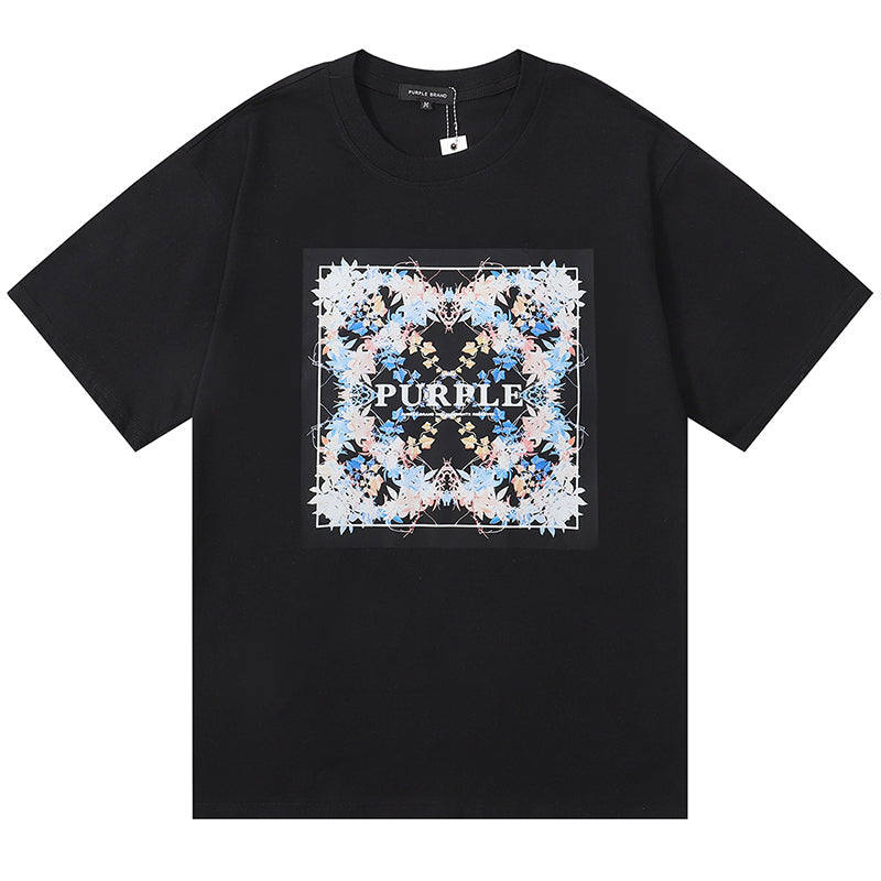 VELCEN Purple Brand Fashion T-Shirt
