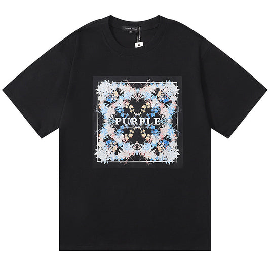 VELCEN Purple Brand Fashion T-Shirt