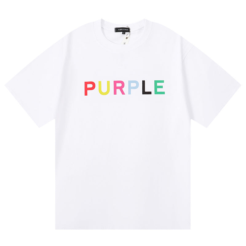 VELCEN Purple Brand Fashion T-Shirt