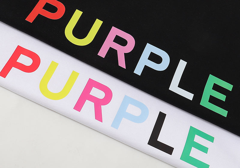 VELCEN Purple Brand Fashion T-Shirt