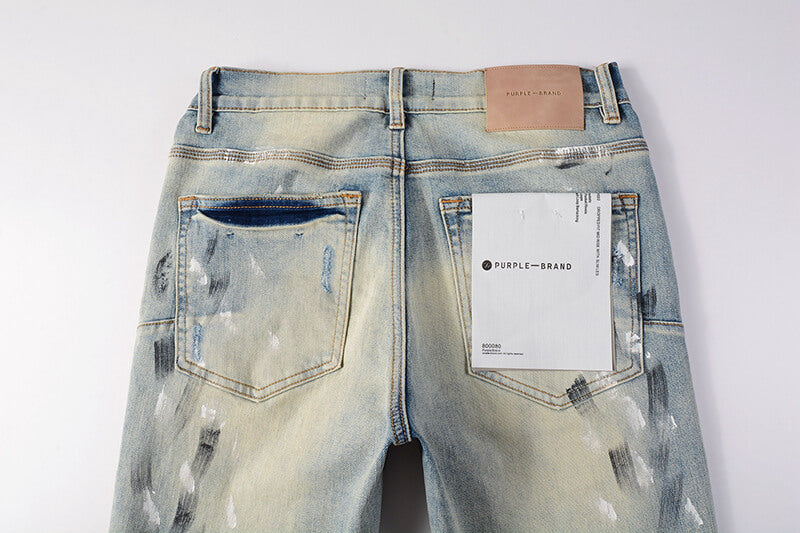 VELCEN Purple Brand Jeans #9007